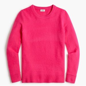 ACCEPTING OFFERS: NWT J. Crew extra-soft sweater in bright pink